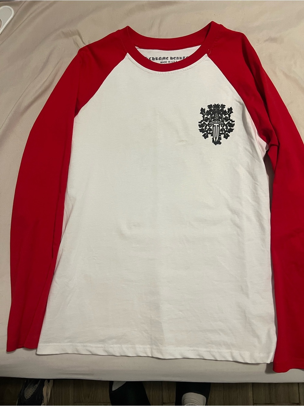 Red/White Chrome Hearts Long Sleeve